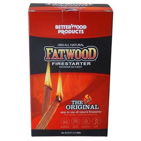 Better Wood Products Fatwood Fire Starter, 15 lb Starter Weight 9983
